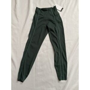 NEW NIKE ONE WOMEN DRI-FIT TRAINING HIGH RISE 7/8  LEGGINGS GREEN FV9620 SMALL